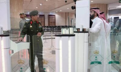 تفقد مدير الجوازات سير العمل بمطار الملك فهد الدولي