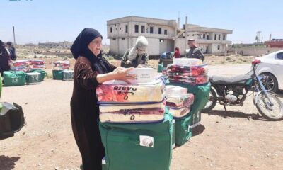 مساعدات إيواء عاجلة لضحايا حرائق اللاذقية