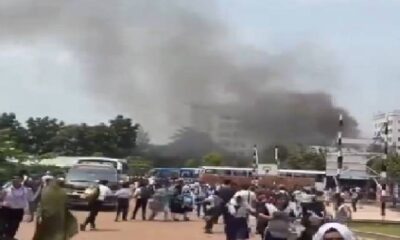 تحطم طائرة تدريب في دكا يودي بحياة 19 بنغاليًا