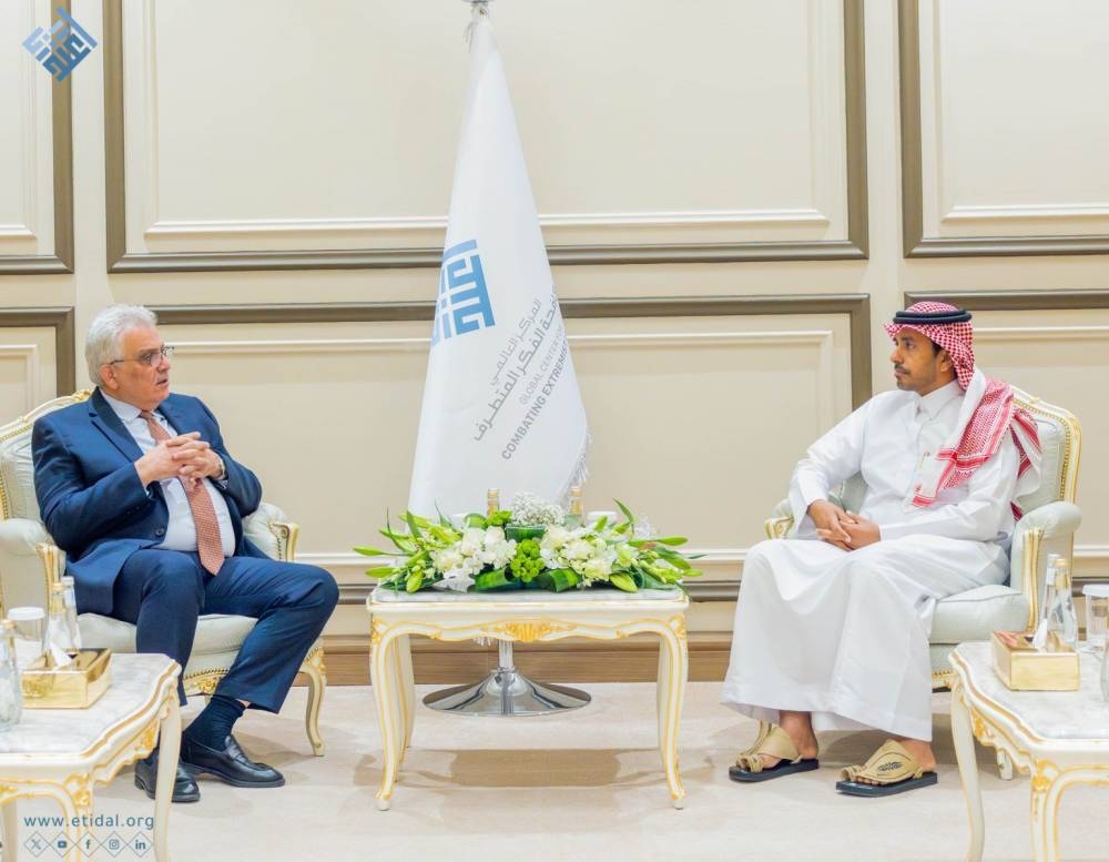 لقاء السفير الفلسطيني بالرياض مع أمين عام اعتدال