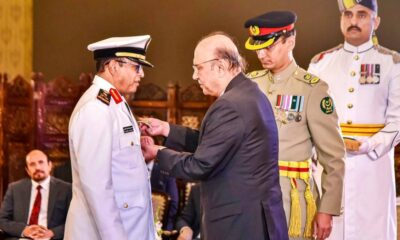 وسام نيشان الامتياز لرئيس أركان البحرية السعودية بباكستان