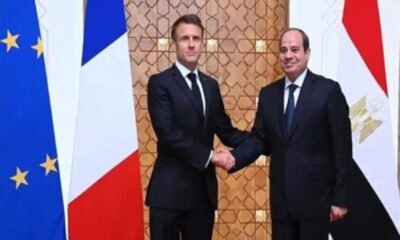 السيسي وماكرون يبحثان وقف إطلاق النار في غزة