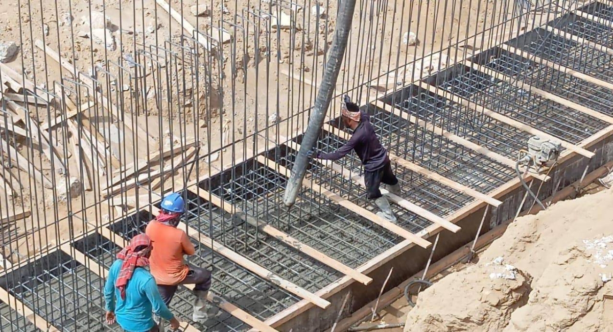 جدار حماية صبيا من السيول يحمي منطقة أبو القعايد