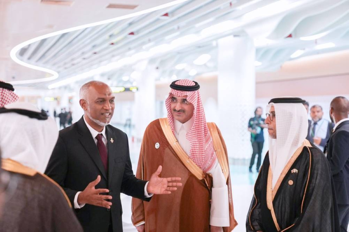 افتتاح مطار فيلانا الدولي بحضور رئيس المالديف والصندوق السعودي