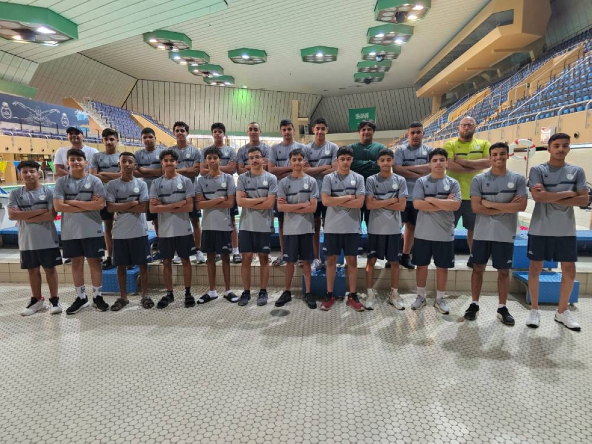 "استعدادات أخضر الماء للبطولة العربية في الرياض وروما"