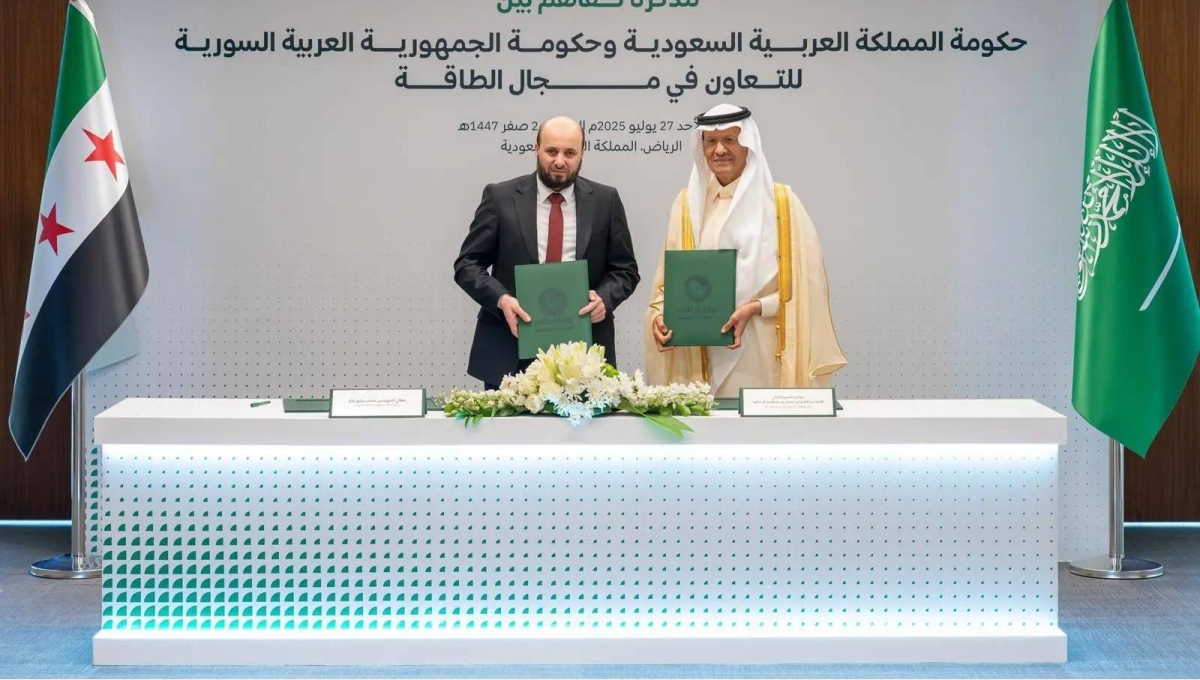 توقيع مذكرة تفاهم بين وزيري الطاقة السوري والعربي
