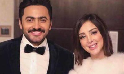 بسمة بوسيل تؤثر في ألبوم تامر حسني رغم الانفصال