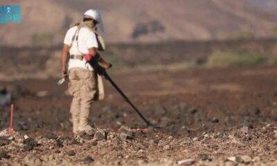 مشروع مسام يزيل 1151 لغماً في اليمن خلال أسبوع