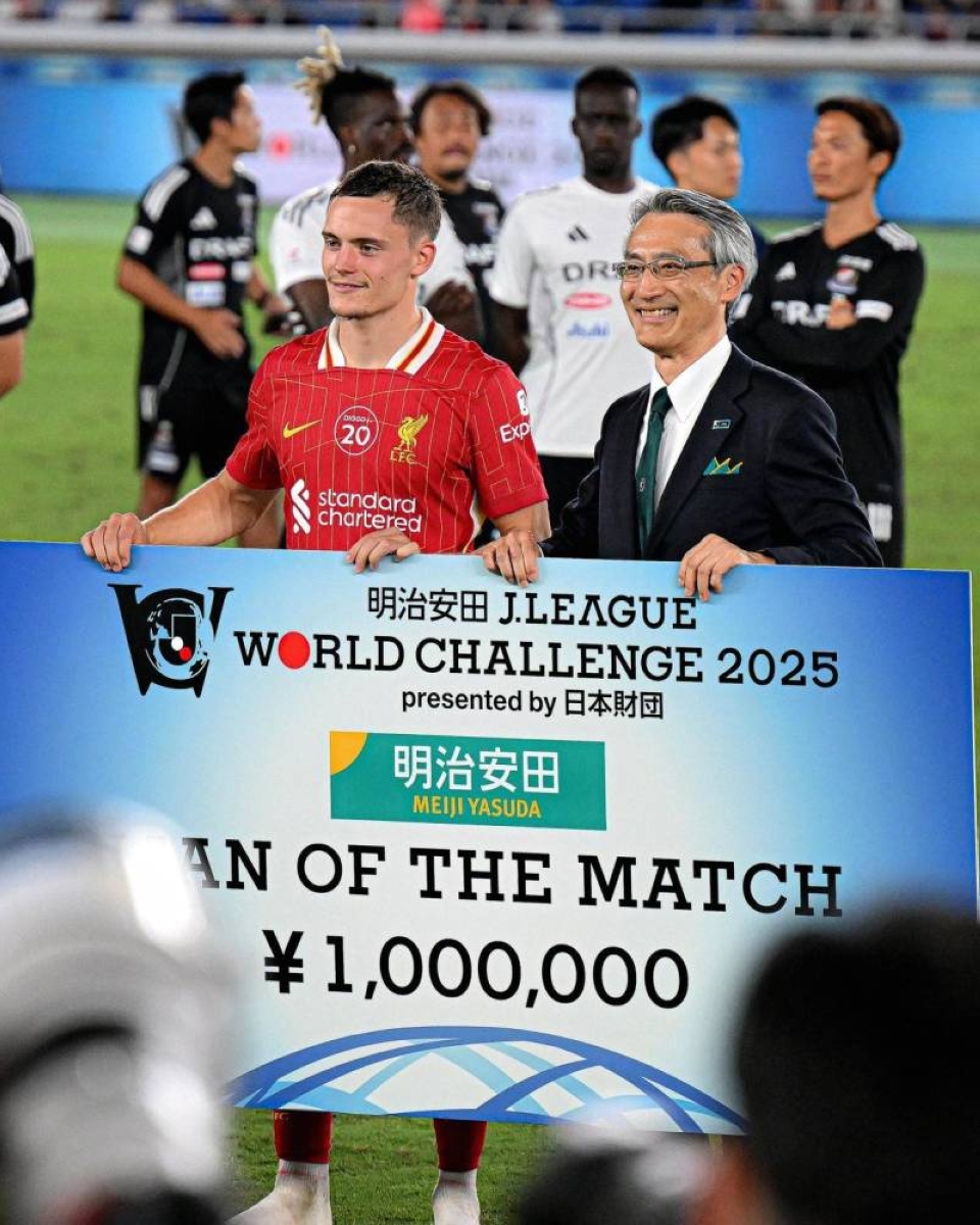 فيرتز يسجل هدفاً مذهلاً ويحصد جائزته الأولى مع ليفربول