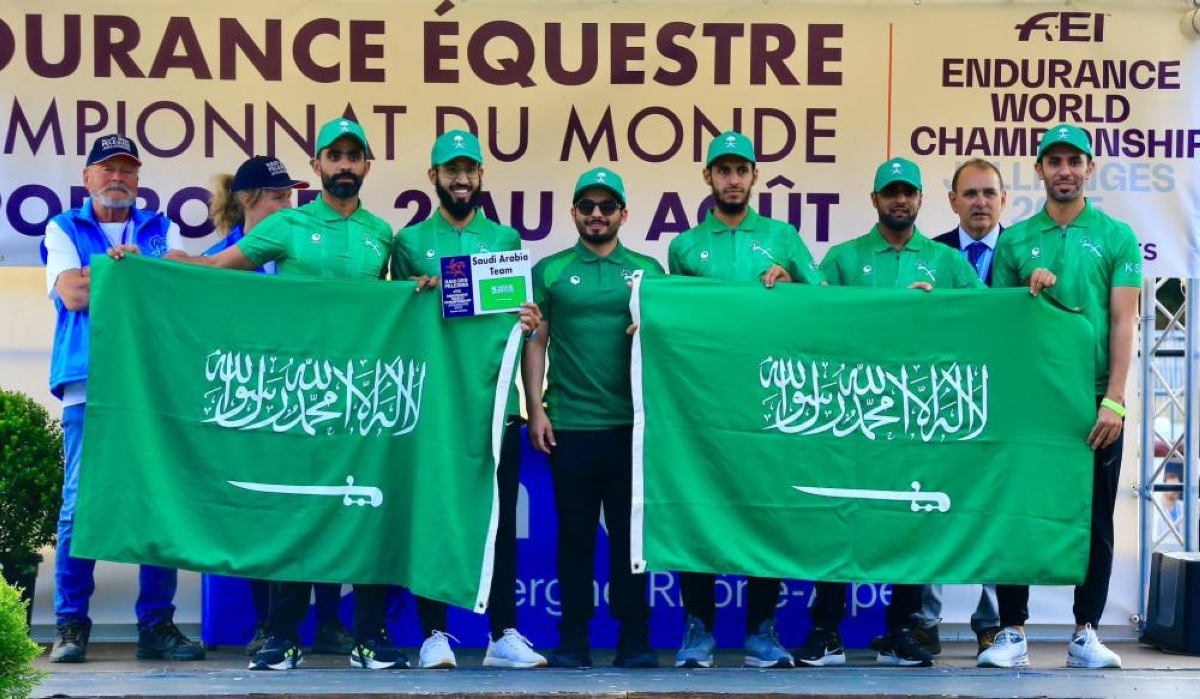 فرسان السعودية يتألقون في بطولة العالم للخيل الصغيرة بفرنسا