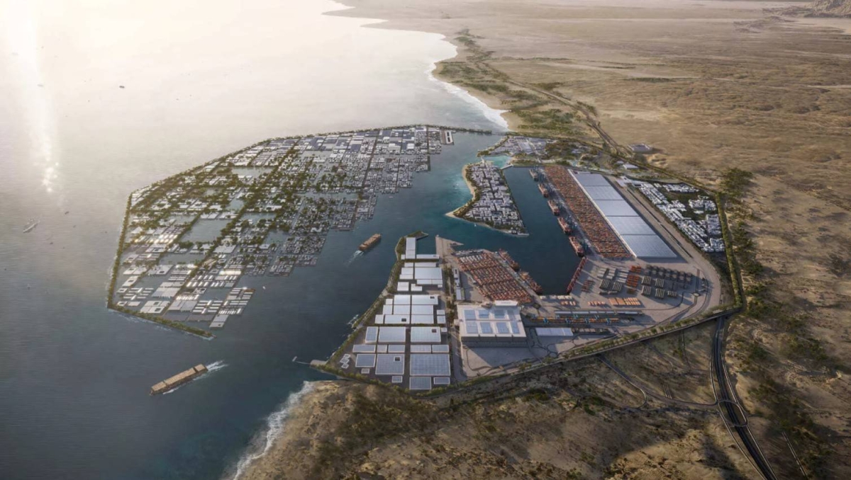 ميناء نيوم: التكنولوجيا المتقدمة ورؤية السعودية المستقبلية