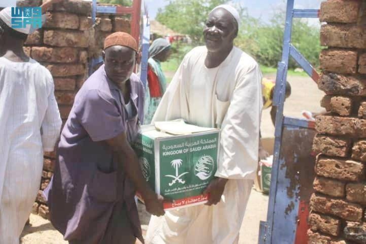 مساعدات غذائية من مركز سلمان تصل سنار بالسودان