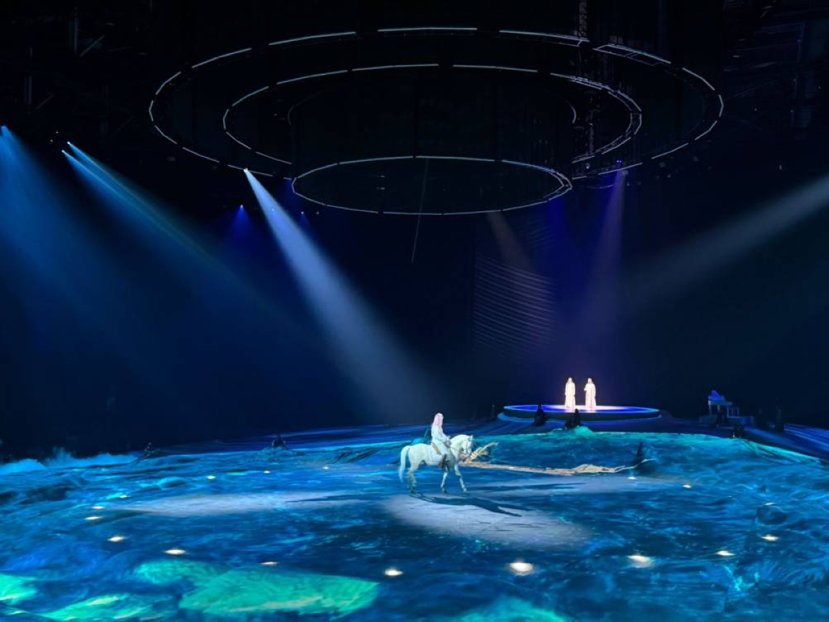 عرض "ترحال" العالمي يبهر الجمهور في الدرعية 2023