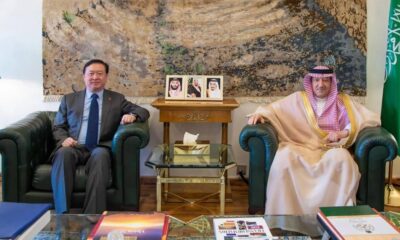 استقبال نائب وزير الخارجية للسفير الصيني في المملكة