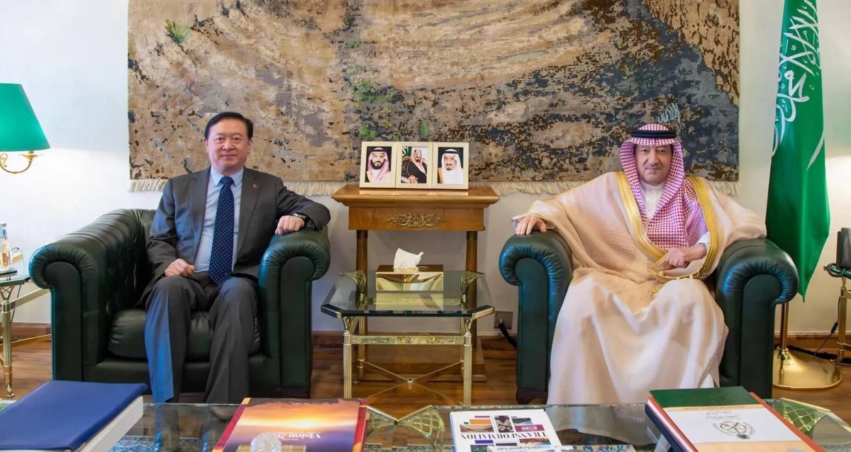 استقبال نائب وزير الخارجية للسفير الصيني في المملكة