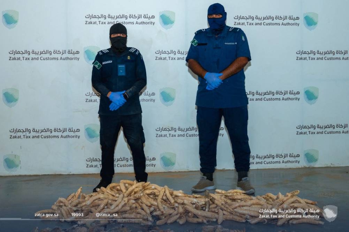 إحباط تهريب 406 ألف حبة كبتاجون في منفذ الحديثة