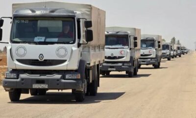 مساعدات إنسانية تصل السويداء من دمشق: تفاصيل القافلة