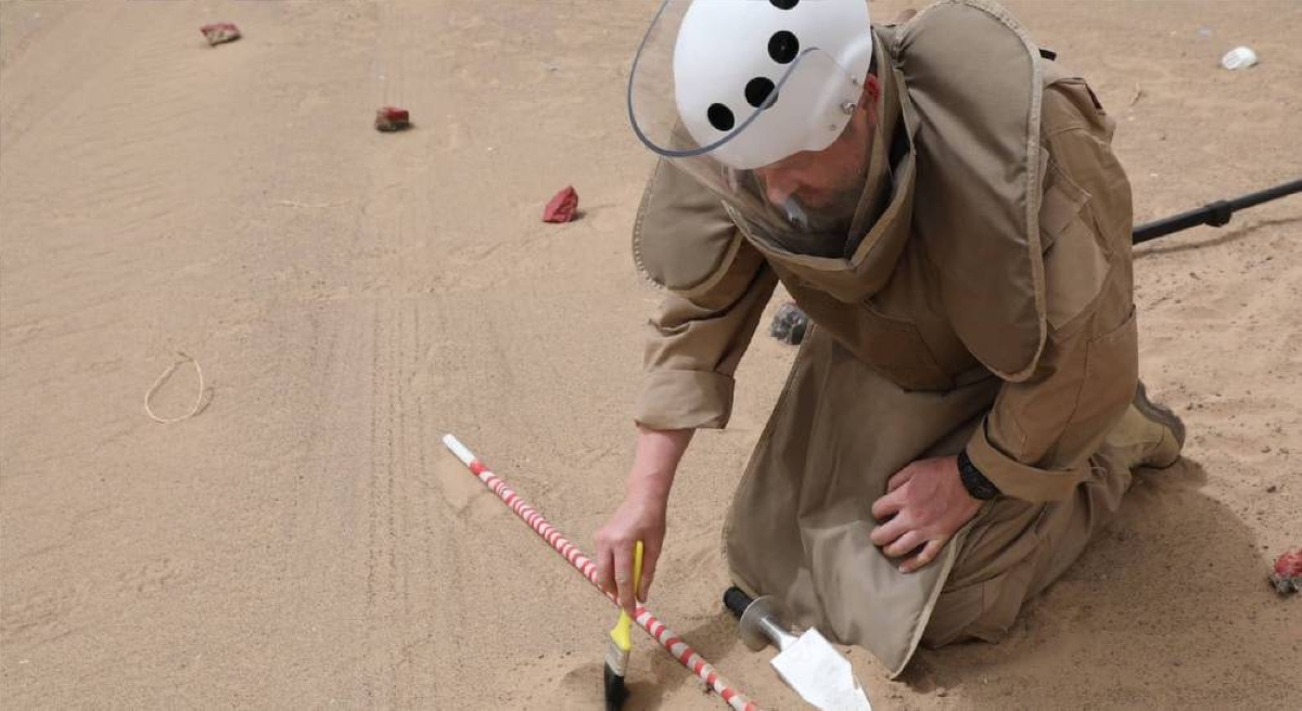 مسام يزيل 915 لغماً من السواحل والمحافظات المحررة