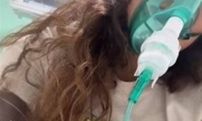 آيتن عامر تتعرض لوعكة صحية وتستخدم جهاز التنفس