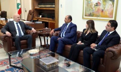 الرئيس اللبناني يؤكد التزامه بحصر السلاح ودعم اليونيفيل