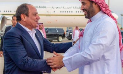 مغادرة رئيس مصر من نيوم ووداع ولي العهد السعودي