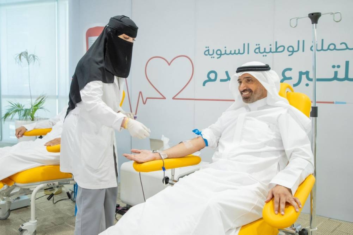 الراجحي يدعم حملة التبرع بالدم بمبادرة ولي العهد
