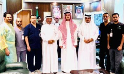 محافظ الحرث يدعم حملة ولي العهد للتبرع بالدم