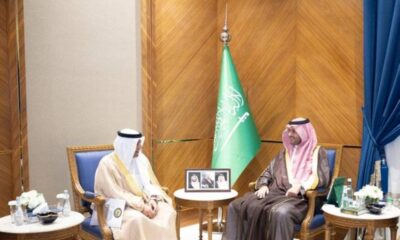 تركي بن محمد يستقبل أمين مجلس التعاون الخليجي