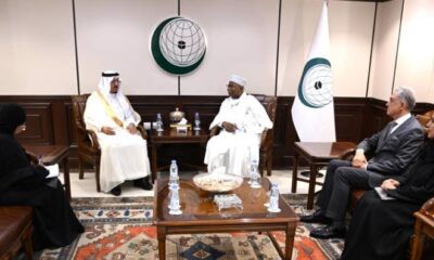 لقاء أمين التعاون الإسلامي والمدير التنفيذي لحقوق الإنسان