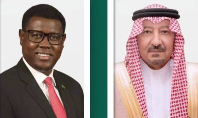 الخريجي ووزير خارجية جنوب السودان يبحثان العلاقات الثنائية