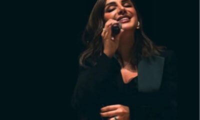 أنغام تبكي وتتجاهل شكر والدها بعد أزمتها الصحية