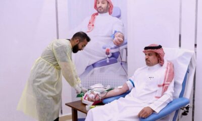 تبرع بالدم من منسوبي تعليم الرياض بقيادة الزارع