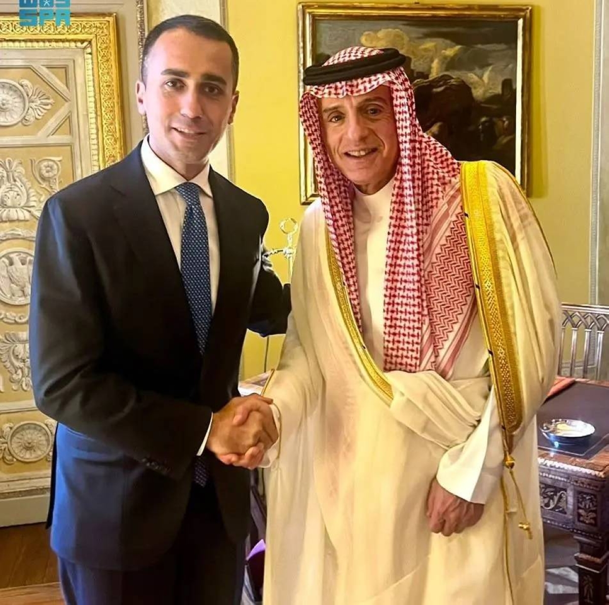 الجبير يجتمع بشخصيات بارزة في منتدى البيت الأوروبي