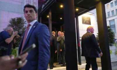 ترمب يواجه هتافات "فلسطين حرة" في عشاء بواشنطن