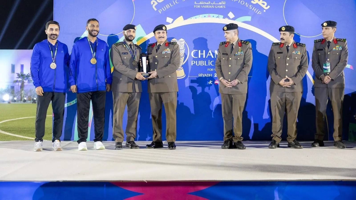 الفريق البسامي يكرم الفائزين في بطولة الأمن العام للألعاب