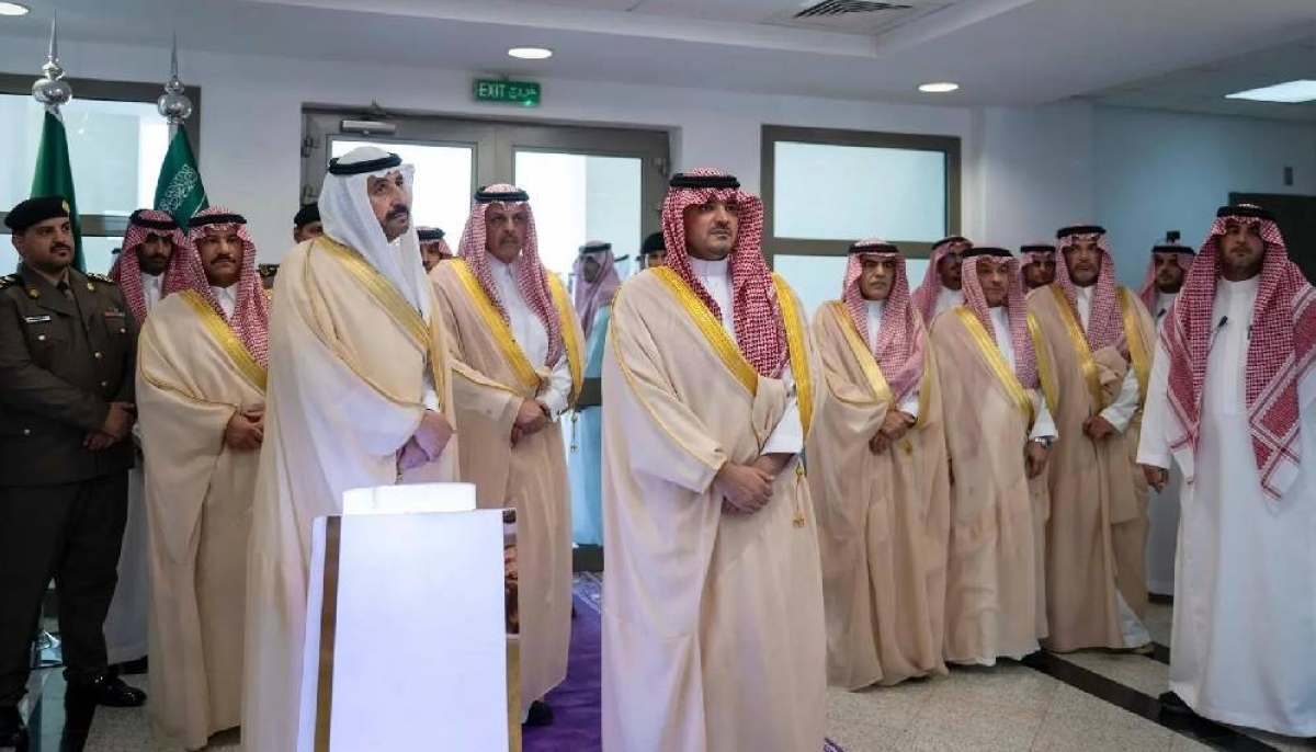 تدشين مقر الإدارة العامة للمجاهدين بالرياض بواسطة عبدالعزيز بن سعود