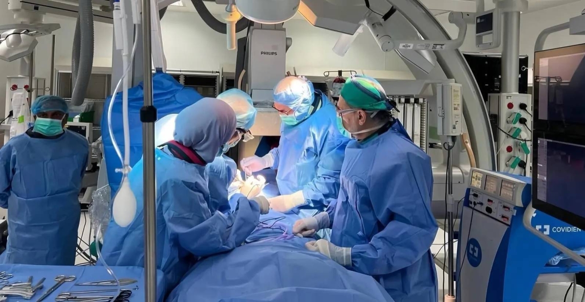 قسطرة قلب نادرة تنقذ رضيعة بمستشفى مكة