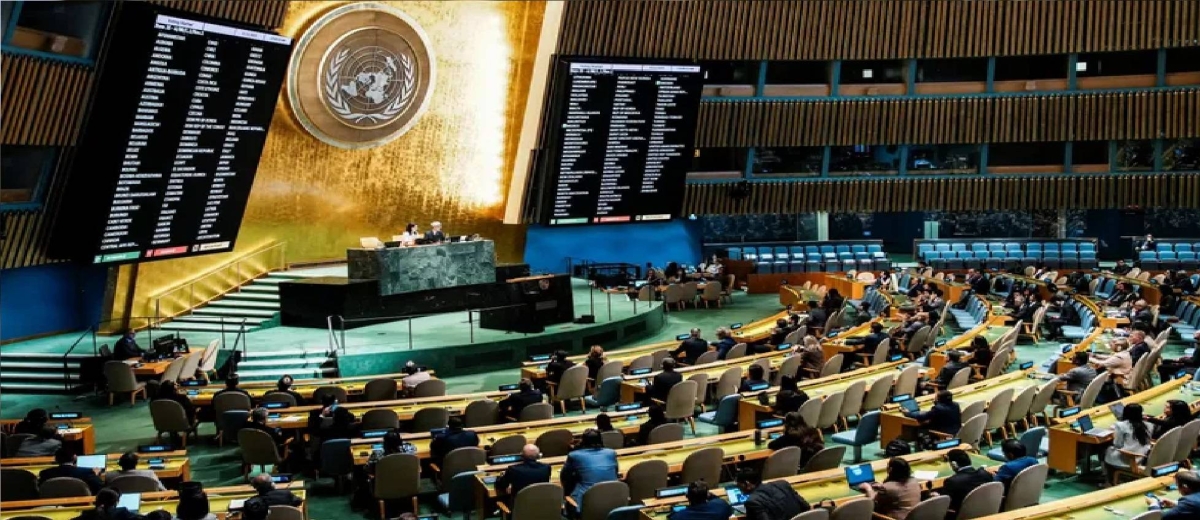 الأمم المتحدة تدعم حل الدولتين بأغلبية ساحقة