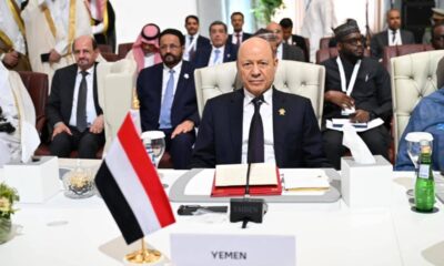 الرئيس اليمني: جرائم الحرب في غزة تدفع إسرائيل لتجاوز الحدود