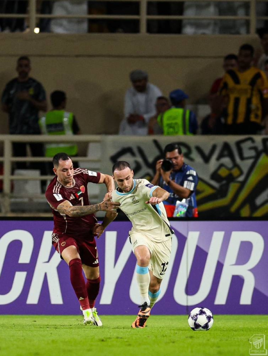 الوحدة يهزم الاتحاد في بطولة نخبة آسيا لكرة القدم