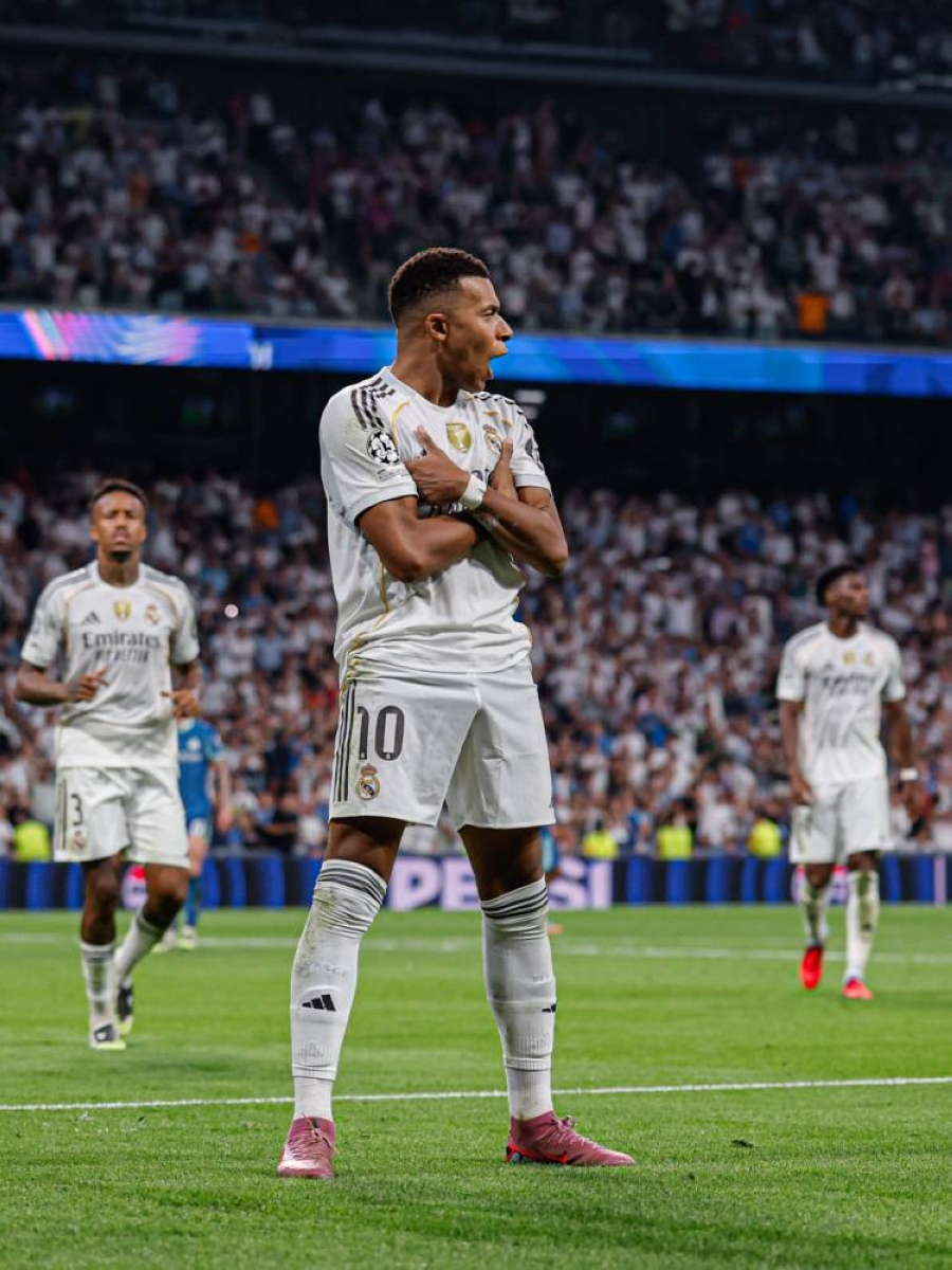 مبابي يقود ريال مدريد للفوز على مارسيليا في دوري الأبطال