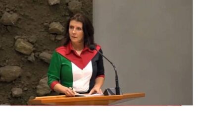 قميص فلسطيني يشعل جدلاً في البرلمان الهولندي