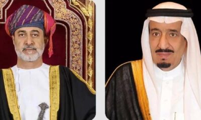 تعزية سلطان عُمان لخادم الحرمين في وفاة مفتي السعودية