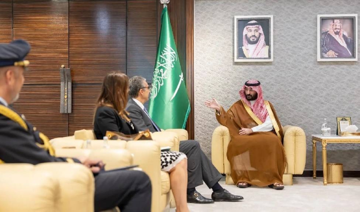 وزير الحرس الوطني يلتقي السفير الإيطالي في السعودية