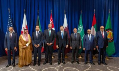 فيصل بن فرحان في اجتماع خليجي أمريكي لبحث شراكة غزة