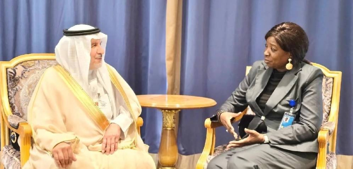 الربيعة يجتمع مع المدير التنفيذي لصندوق الأمم المتحدة للسكان