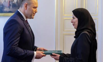 السفيرة الشهوان تسلم أوراق اعتمادها لرئيس بولندا