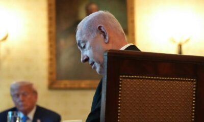 اعتذار رئيس وزراء إسرائيل لقطر بحضور الرئيس الأمريكي