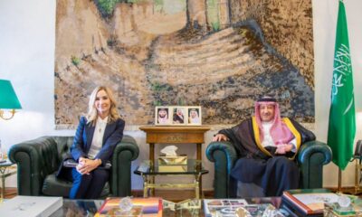 الخريجي ووزيرة سويسرا يناقشان تعزيز العلاقات الثنائية