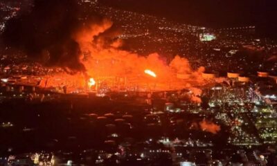 حريق هائل بمصفاة شيفرون قرب لوس أنجلوس يثير القلق